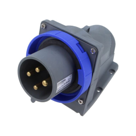 Conector: alimentare AC trifazate; IP&S; 32A; 250V; 250VAC; soclu