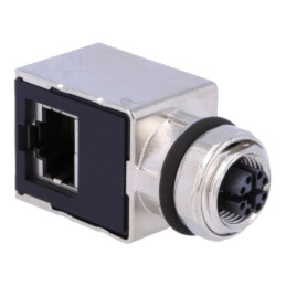 Adaptor; M12 mamă cod.X,RJ45 soclu; cod X-ProfiNET
