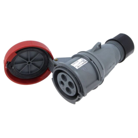 Conector: alimentare AC trifazate; IP&S; 32A; 460V; mufă; mamă