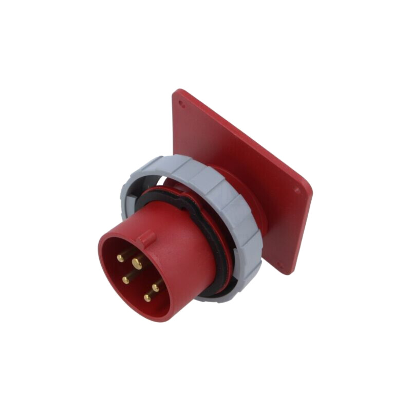 Conector: alimentare AC trifazate; IP&S; 16A; 415V; soclu; tată Conector: alimentare AC trifazate; IP&S; 16A; 415V; soclu; tată