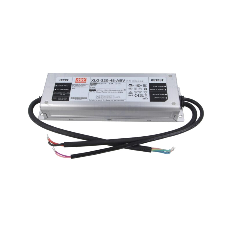 Alimentator: pulsatoriu; LED; 320W; 48VDC; 6,5A; 110÷305VAC; IP67 Alimentator: pulsatoriu; LED; 320W; 48VDC; 6,5A; 110÷305VAC; IP67
