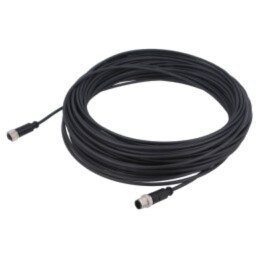 Cablu: pentru senzori/automatizări; PIN: 4; mufă; PUR; 30m
