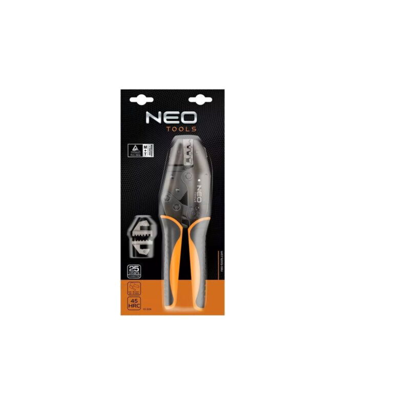 Unealtă: de sertizare; terminale neizolate; 0,5÷16mm2 Unealtă: de sertizare; terminale neizolate; 0,5÷16mm2