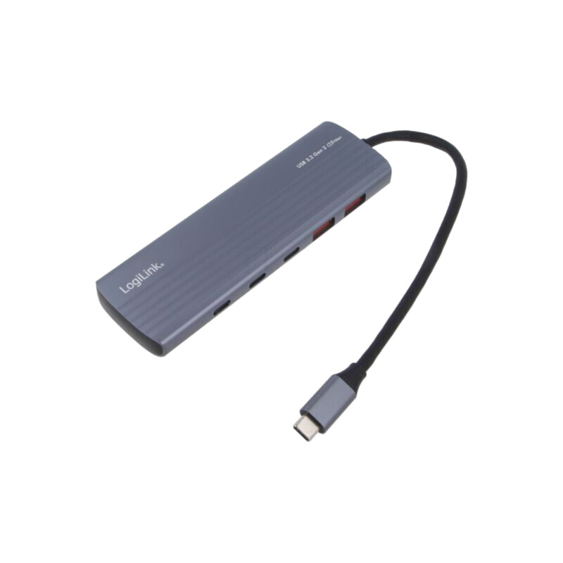Hub USB; USB A soclu x2,USB C soclu x8,USB C mufă; gri; 10Gbps