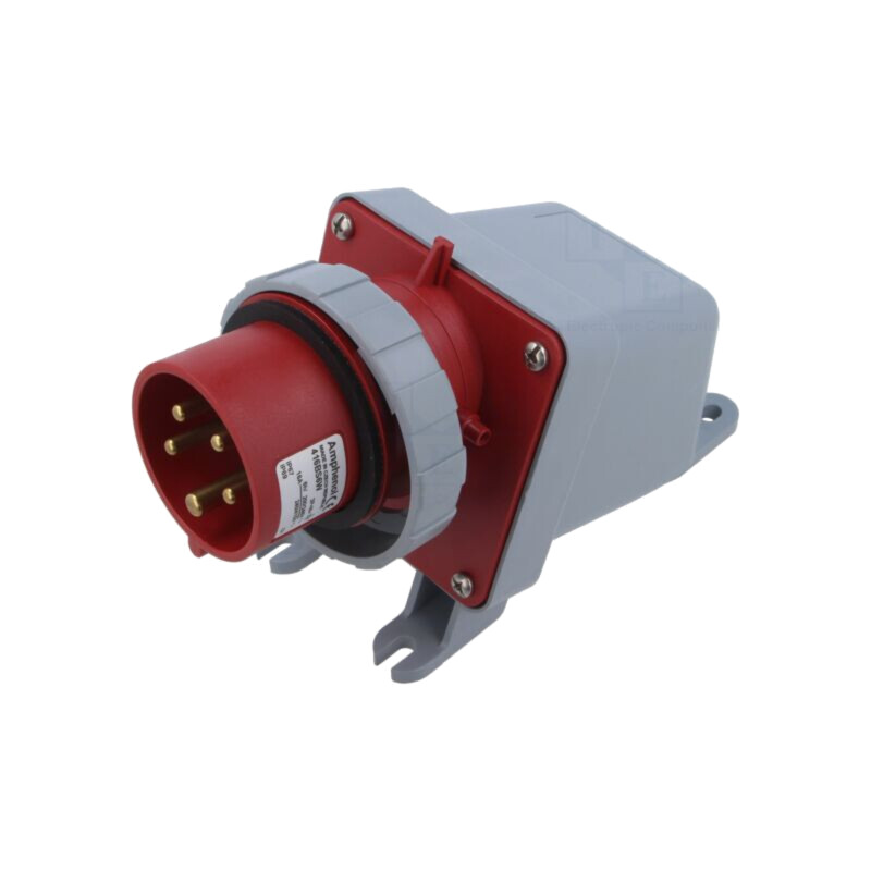 Conector: alimentare AC trifazate; IP&S; 16A; 415V; soclu; tată Conector: alimentare AC trifazate; IP&S; 16A; 415V; soclu; tată