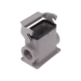 Enclosure for connectors: HDC; size 10B; Han® B; IP65; with latch