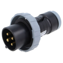 Conector: alimentare AC trifazate; IP&S; 32A; mufă; tată; PIN: 4