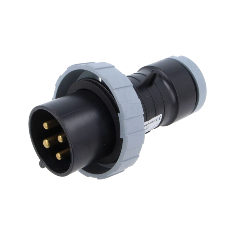 Conector: alimentare AC trifazate; IP&S; 32A; mufă; tată; PIN: 4
