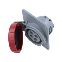 Conector: alimentare AC trifazate; IP&S; 16A; soclu; mamă; PIN: 4