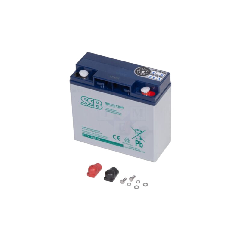 Acumul: plumb-acid; 12V; 22Ah; AGM; nu necesită întreţinere Acumul: plumb-acid; 12V; 22Ah; AGM; nu necesită întreţinere