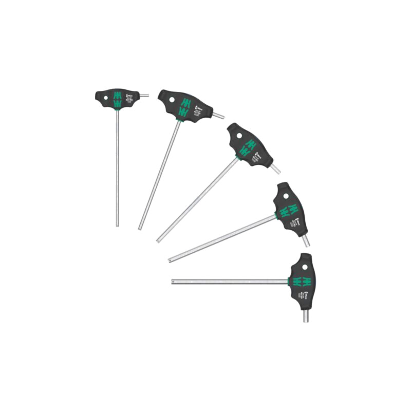 Set chei; imbus Hex-Plus; Subtip mâner: T; 5buc.