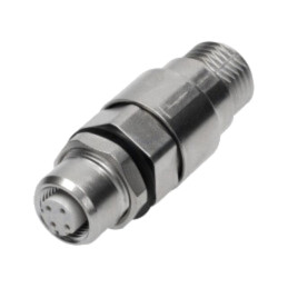 Adaptor; M12 mamă cod.D,din ambele părţi; cod D-Ethernet