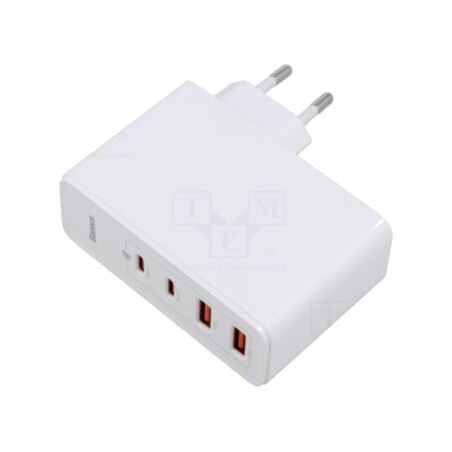 Alimentator: pulsatoriu; alimentare,plug-in; 5÷20VDC; 100W; albă