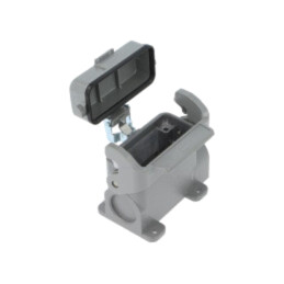 Enclosure for connectors: HDC; size 10A; Han® A; IP65; with latch