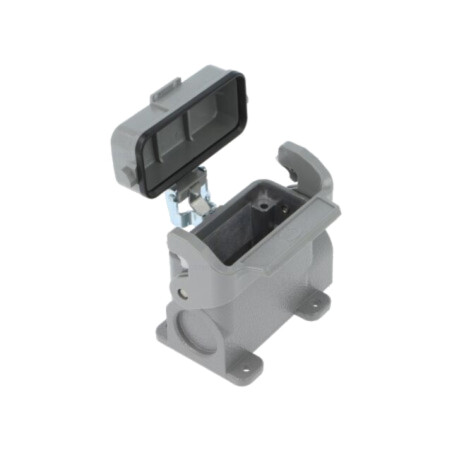 Enclosure for connectors: HDC; size 10A; Han® A; IP65; with latch