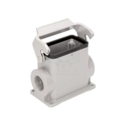 Enclosure for connectors: HDC; size 10B; Han® HMC; IP65; M25