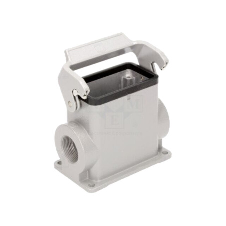 Enclosure for connectors: HDC; size 10B; Han® HMC; IP65; M25