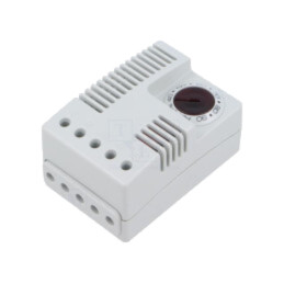 Senzor: higrostat; 40÷90%RH; Ualim: 120VAC; OUT: SPDT; 0÷60°C; IP20