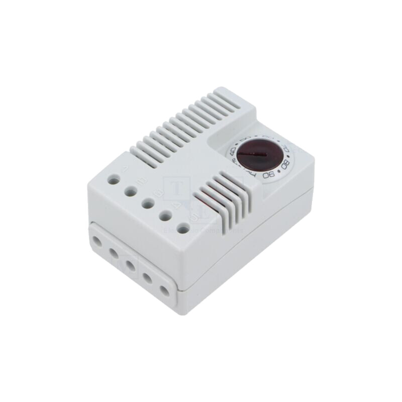 Senzor: higrostat; 40÷90%RH; Ualim: 120VAC; OUT: SPDT; 0÷60°C; IP20