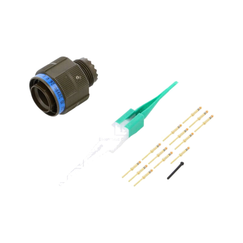 Conector: militar; mufă; tată; PIN: 13; MIL-DTL-38999 Series III Conector: militar; mufă; tată; PIN: 13; MIL-DTL-38999 Series III
