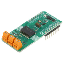 Click board; placă prototip; Comp: AMC131M03DFMR; convertor A/D