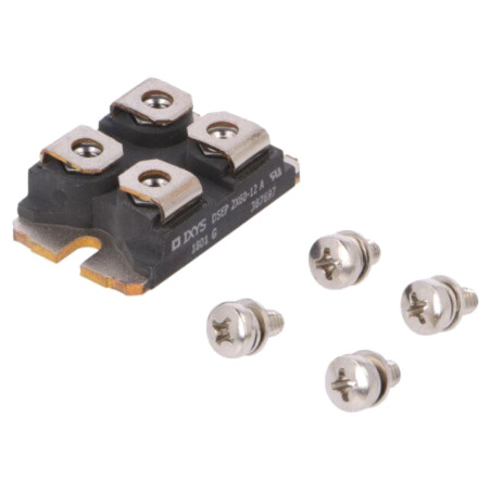 Modul: diodă; dublu independent; 1,2kV; If: 60Ax2; SOT227B