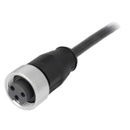 Conector: 7/8"; mufă; 5m; mamă; PIN: 3; drept; cu cablu