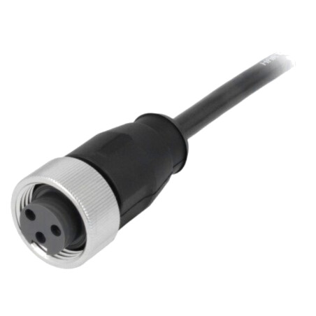 Conector: 7/8"; mufă; 5m; mamă; PIN: 3; drept; cu cablu