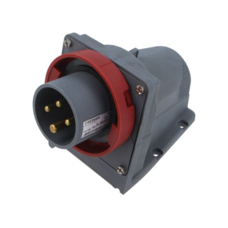 Conector: alimentare AC trifazate; IP&S; 16A; 415V; 415VAC; soclu