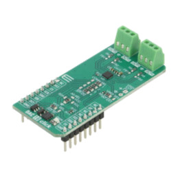 Click board; placă prototip; Comp: DAC63204RTERQ1; convertor D/A