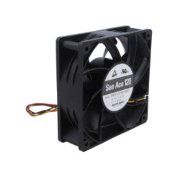 Ventilator: DC; axial; 24VDC; 120x120x38mm; 309,6m3/h; 58dBA; bilă