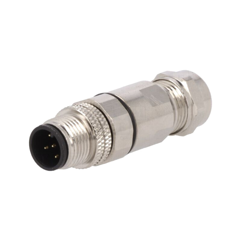 Conector: M12; mufă; PIN: 5; tată; 60V; IP67; lipire; pe cablu; 4A