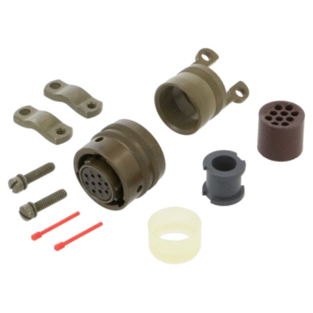 Conector: circular; mufă; mamă; PT/451; 7,5A; 600V; PIN: 10; drept