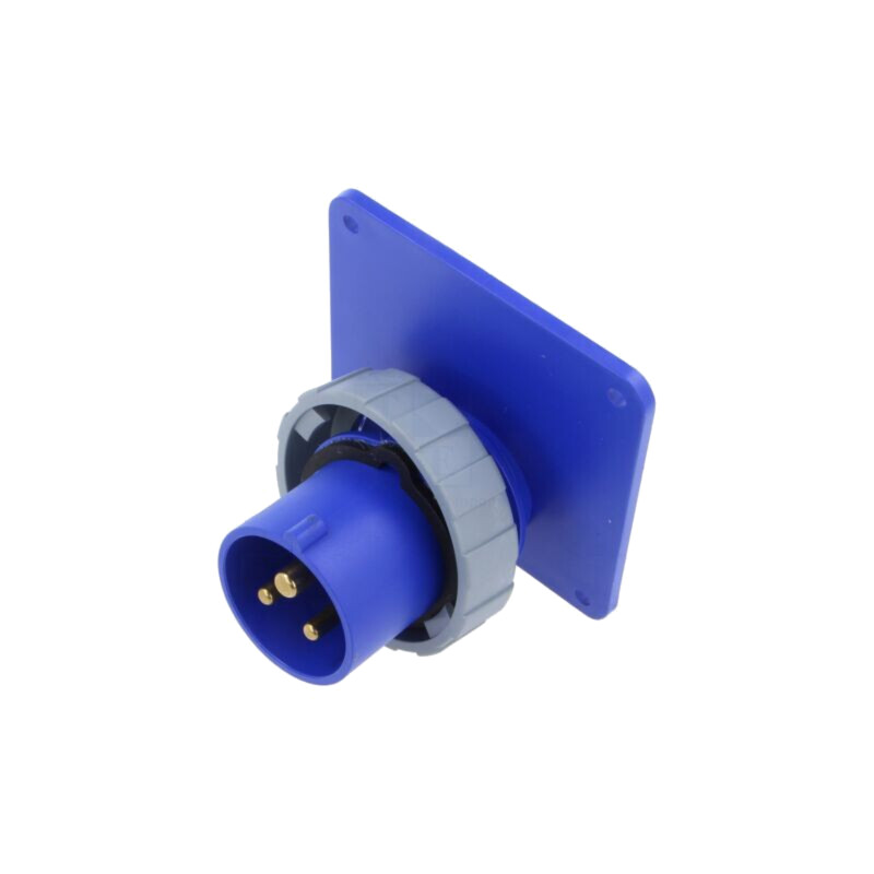 Conector: alimentare AC trifazate; soclu; tată; 16A; 250VAC; 250V Conector: alimentare AC trifazate; soclu; tată; 16A; 250VAC; 250V