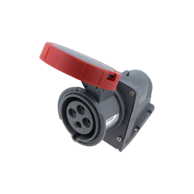Conector: alimentare AC trifazate; IP&S; 30A; 415V; 415VAC; soclu