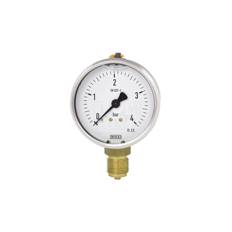 Manometru; -1÷3bar; Clasa: 2,5; 100mm; -20÷60°C; IP65; oţel; 113.53 Manometru; -1÷3bar; Clasa: 2,5; 100mm; -20÷60°C; IP65; oţel; 113.53