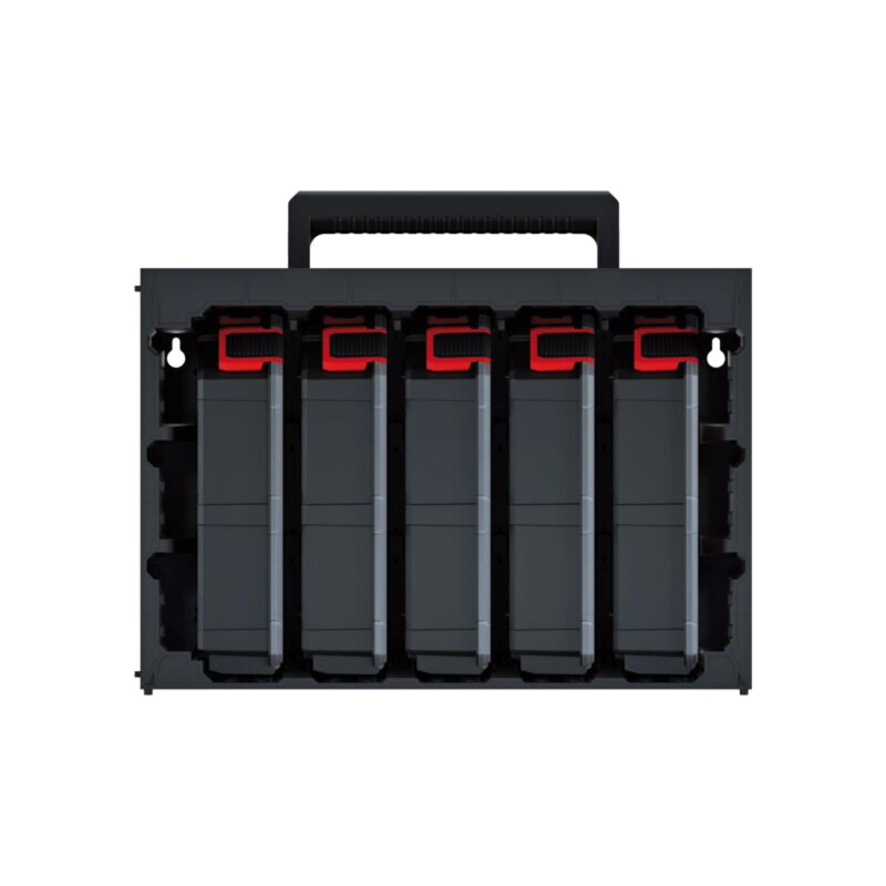 Set cu compartimente; neagră; TAGERCASE; 415mm; 290mm; 295mm Set cu compartimente; neagră; TAGERCASE; 415mm; 290mm; 295mm