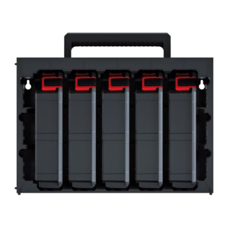 Set cu compartimente; neagră; TAGERCASE; 415mm; 290mm; 295mm