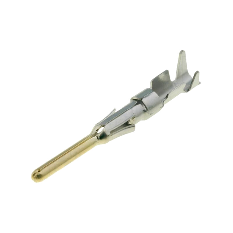 Pin; tată; 1,6mm; aurit; 0,5÷1,5mm2; în vrac; crimpat; pe cablu Pin; tată; 1,6mm; aurit; 0,5÷1,5mm2; în vrac; crimpat; pe cablu