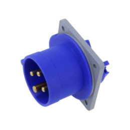 Conector: alimentare AC trifazate; IP&S; 16A; 250V; 250VAC; soclu