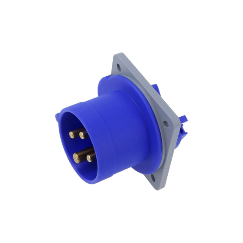 Conector: alimentare AC trifazate; IP&S; 16A; 250V; 250VAC; soclu Conector: alimentare AC trifazate; IP&S; 16A; 250V; 250VAC; soclu