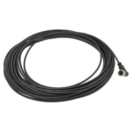 Conector: M12; mufă; mamă; PIN: 4; în unghi; cabluri; 20m
