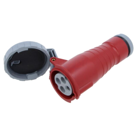 Conector: alimentare AC trifazate; IP&S; 16A; 415V; 415VAC; mufă