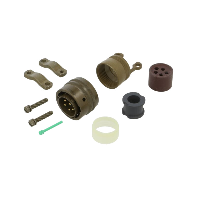 Conector: circular; mufă; tată; PT/451; 13A; 600V; PIN: 5; drept; oliv Conector: circular; mufă; tată; PT/451; 13A; 600V; PIN: 5; drept; oliv