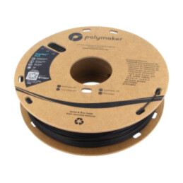 Filament: PLA Tough; 1,75mm; neagră; 190÷230°C; 750g; PolyMax™