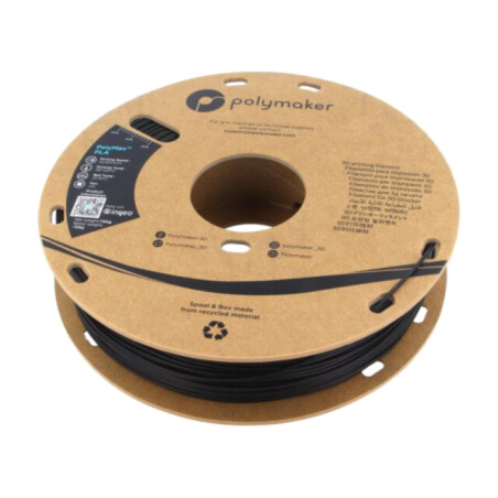Filament: PLA Tough; 1,75mm; neagră; 190÷230°C; 750g; PolyMax™