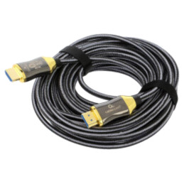 Cablu; HDMI mufă,din ambele părţi; PA; 10m; negru; Fire: Cu