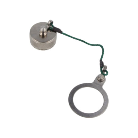 Connector USB Square flange Receptacle Cap, Nickel plating