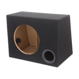 Carcasă difuzor; MDF; neagră; ţesătură; 250mm; Øorif: 232mm; 25l