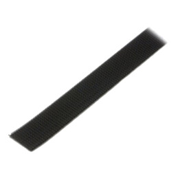 Bandă: arici; W: 25mm; L: 5m; Thk: 5,7mm; cauciuc; neagră